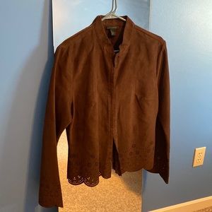 The Limited Brown eyelet shirt